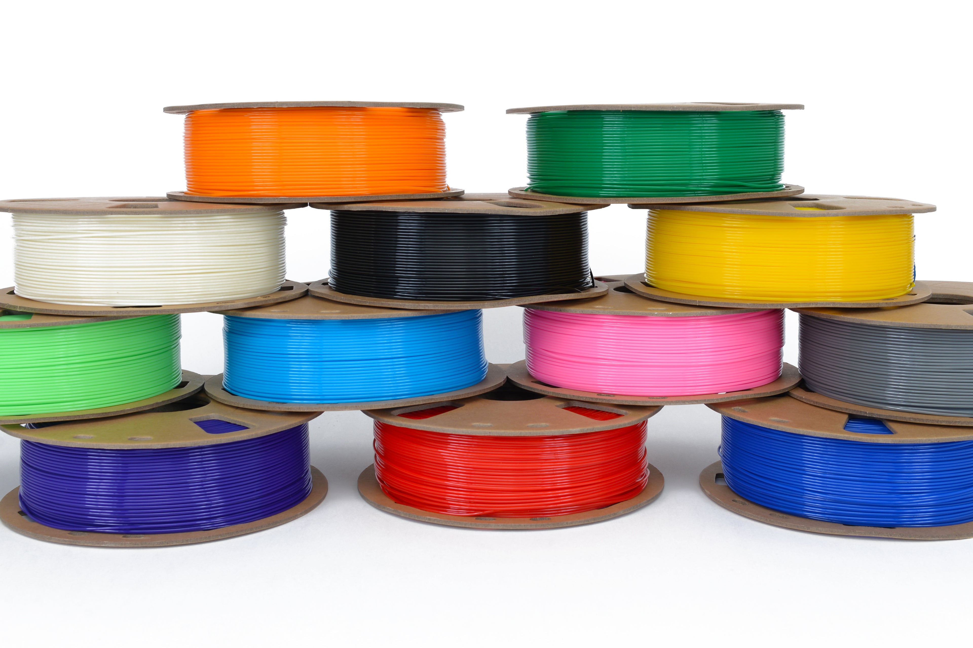 California Filament PETG Color Collage